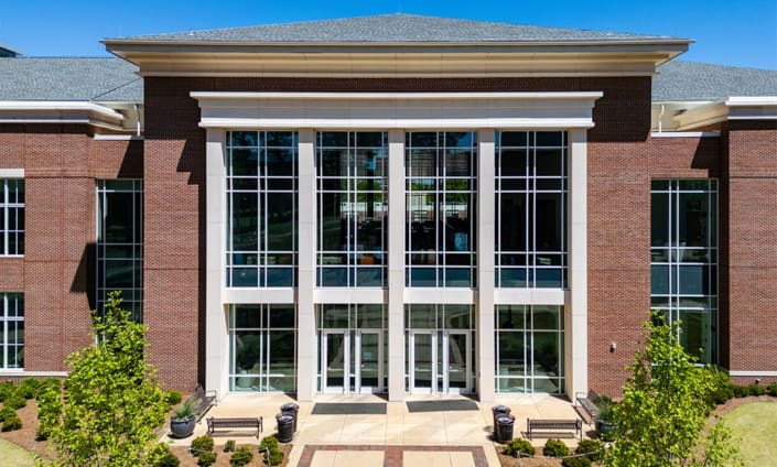 Auburn University Academic Classroom and Laboratory Complex in Auburn, Alabama with brickwork from C&C Masonry