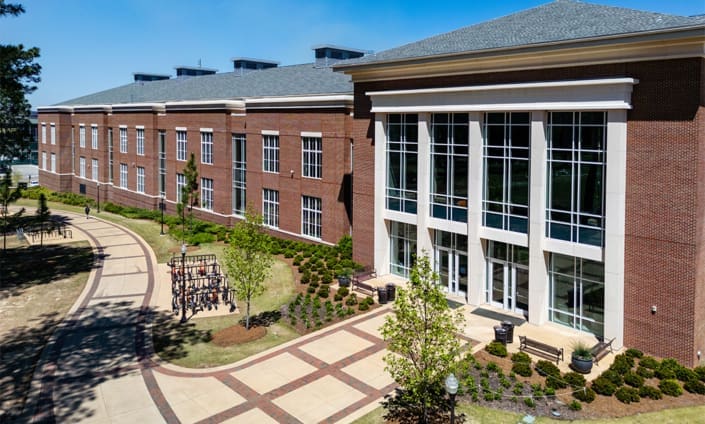 Auburn University Academic Classroom and Laboratory Complex in Auburn, Alabama with brickwork from C&C Masonry