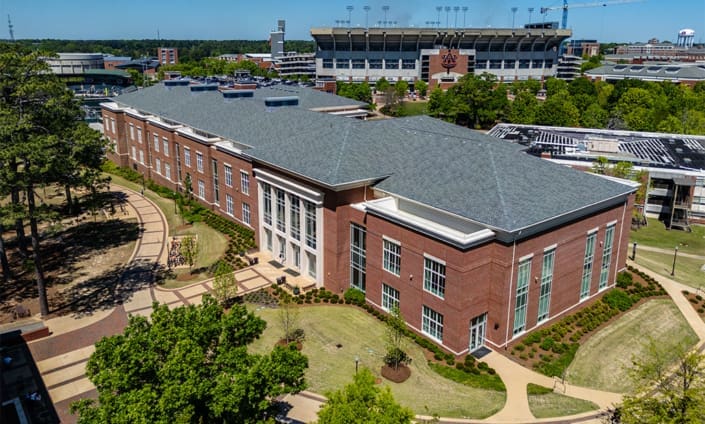 Auburn University Academic Classroom and Laboratory Complex in Auburn, Alabama with brickwork from C&C Masonry
