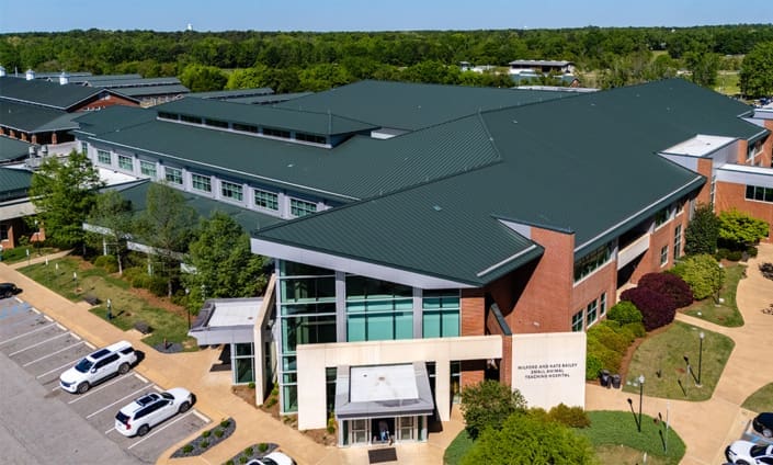 Auburn University Small Animal Teaching Hospital in Auburn, Alabama with brickwork from C&C Masonry
