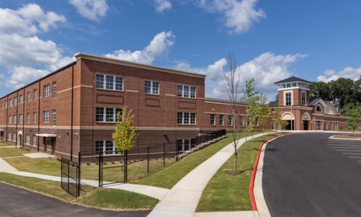 Cross Keys Elementary located in Doraville, Georgia with brickwork from C&C Masonry