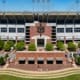 The Jordan Hare Stadium Plaza with brickwork from C&C Masonry